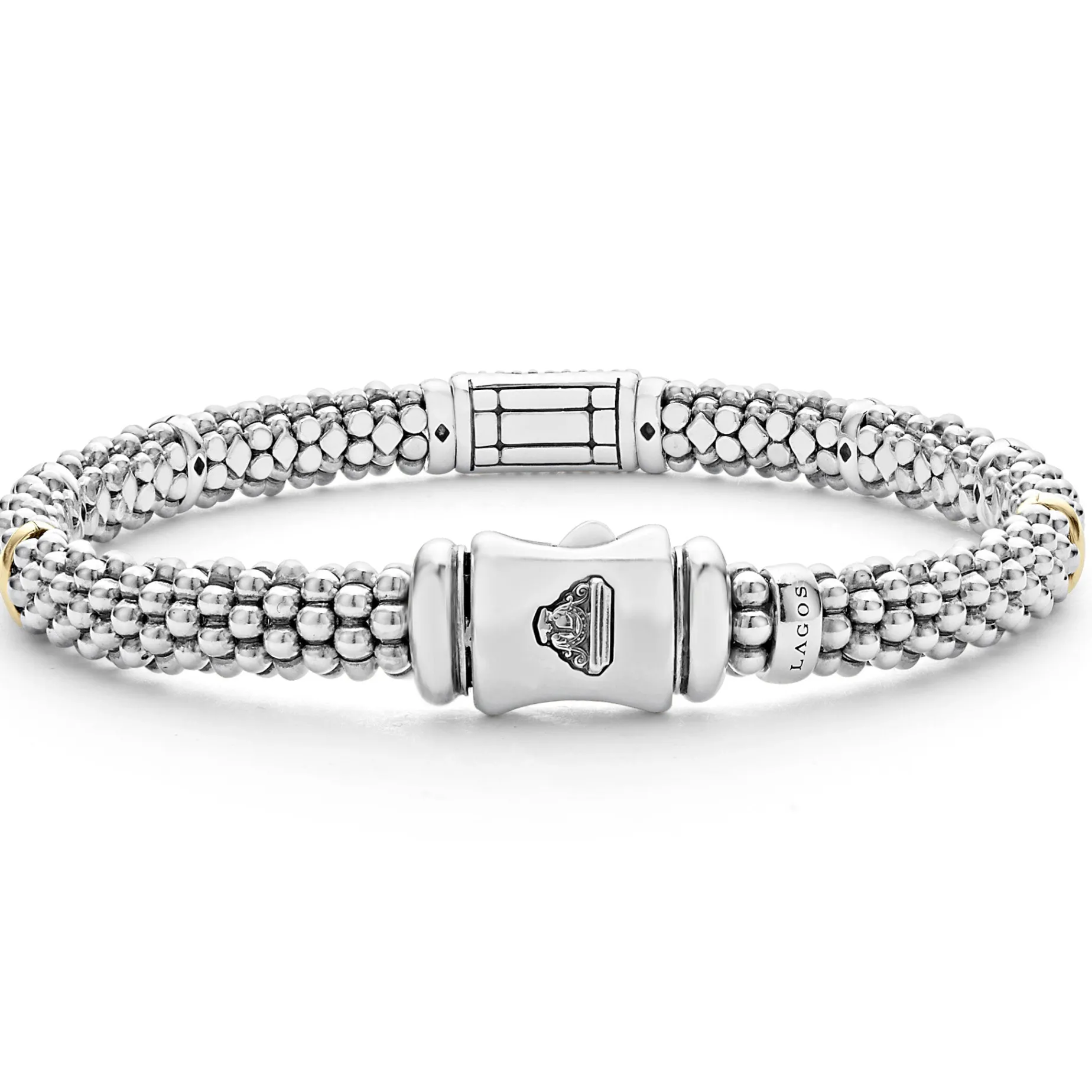 Diamond Caviar Bracelet | 6mm
