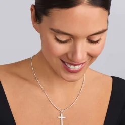 Diamond Cross Amulet