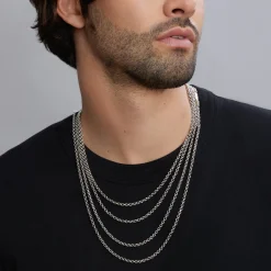 Double Link Chain Necklace | 3mm