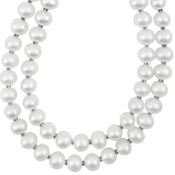 Double Strand Pearl Necklace