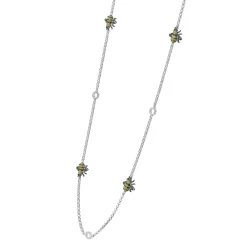 Five Station Honeybee Necklace