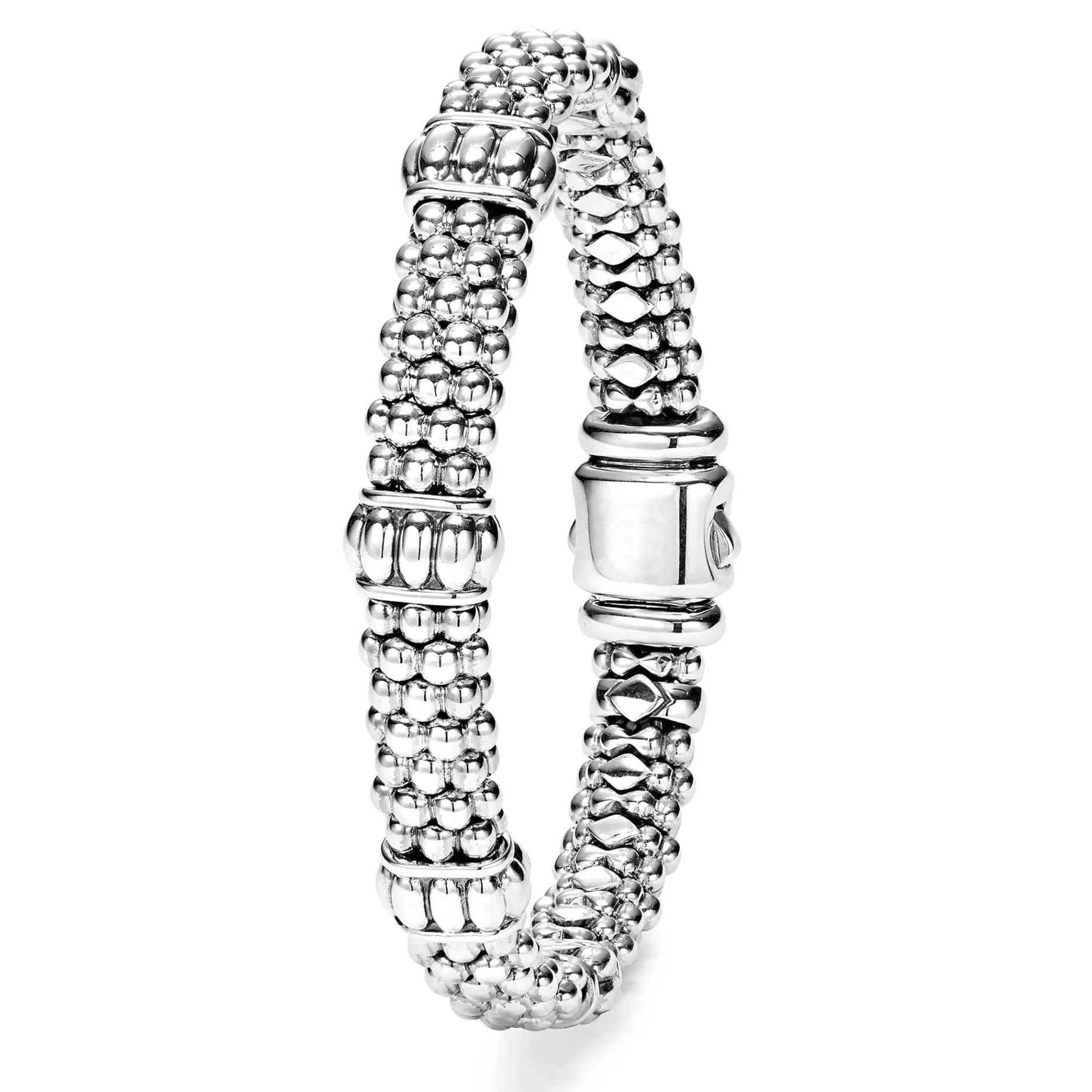 Fluted Beaded Bracelet | 9mm