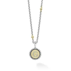 G Initial Diamond Charm Necklace