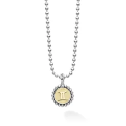 Gemini Zodiac Charm Necklace