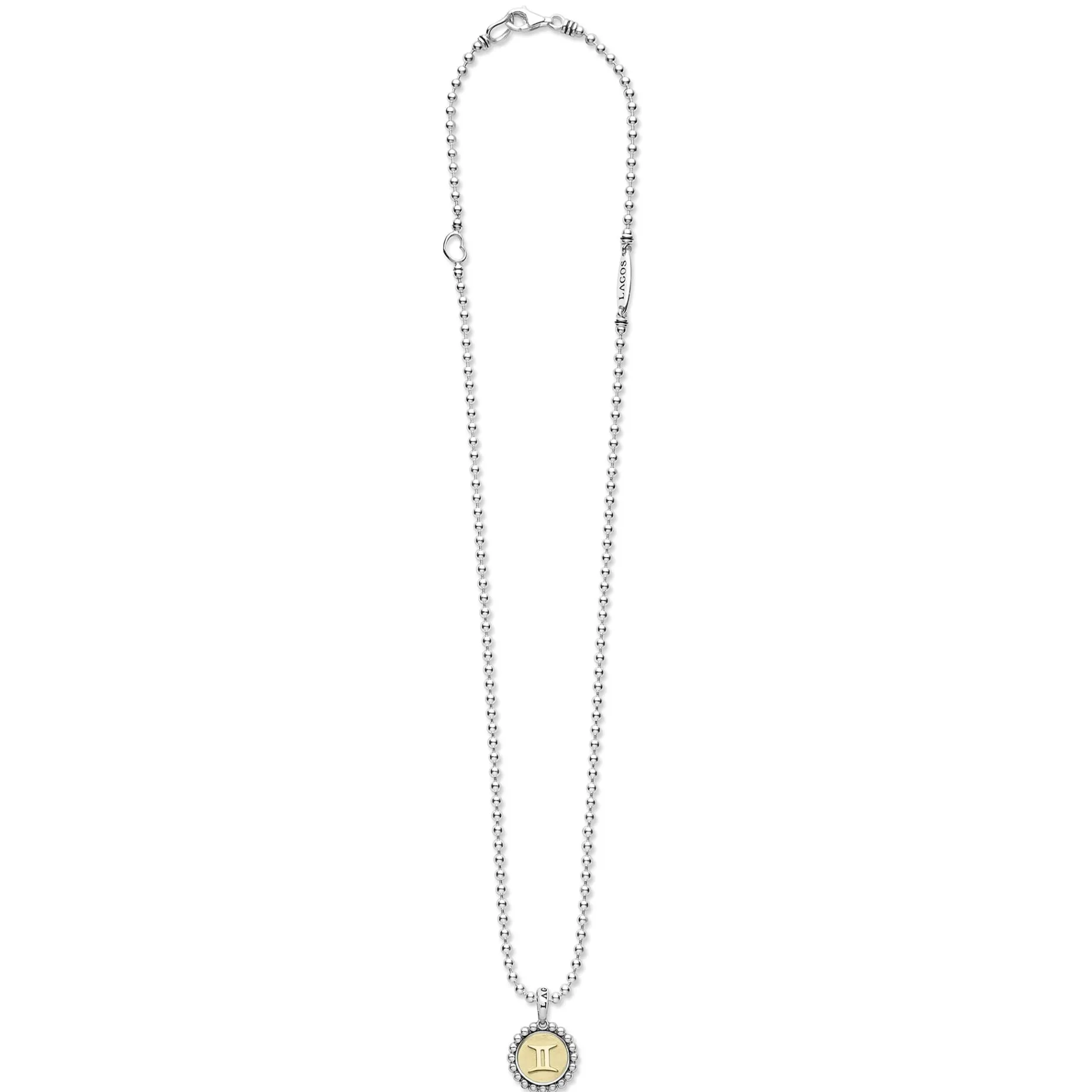 Gemini Zodiac Charm Necklace