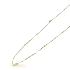 Gold Caviar Chain Necklace