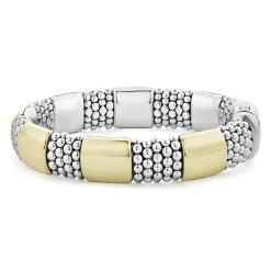 Gold Station Caviar Bracelet | 12mm