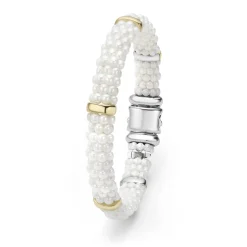 Gold Station Ceramic Bracelet | 9mm
