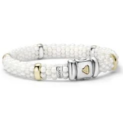 Gold Station Ceramic Bracelet | 9mm