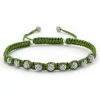 Green Macrame Bracelet