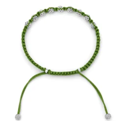 Green Macrame Bracelet