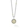 I Initial Diamond Charm Necklace