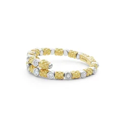 18K Gold and Diamond Superfine Band Ring