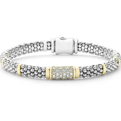 18K Gold and Sterling Silver Diamond Gift Set