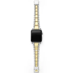 18K Gold and Sterling Silver Watch Bracelet-42-49mm