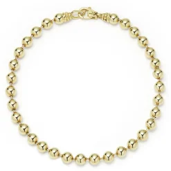 18K Gold Ball Chain Bracelet