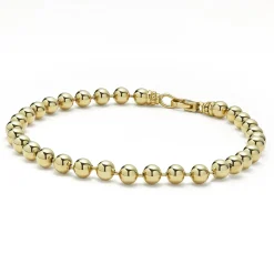 18K Gold Ball Chain Bracelet