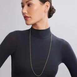 18K Gold Beaded Necklace