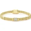 18K Gold Diamond Bracelet | 6mm