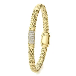 18K Gold Diamond Bracelet | 6mm