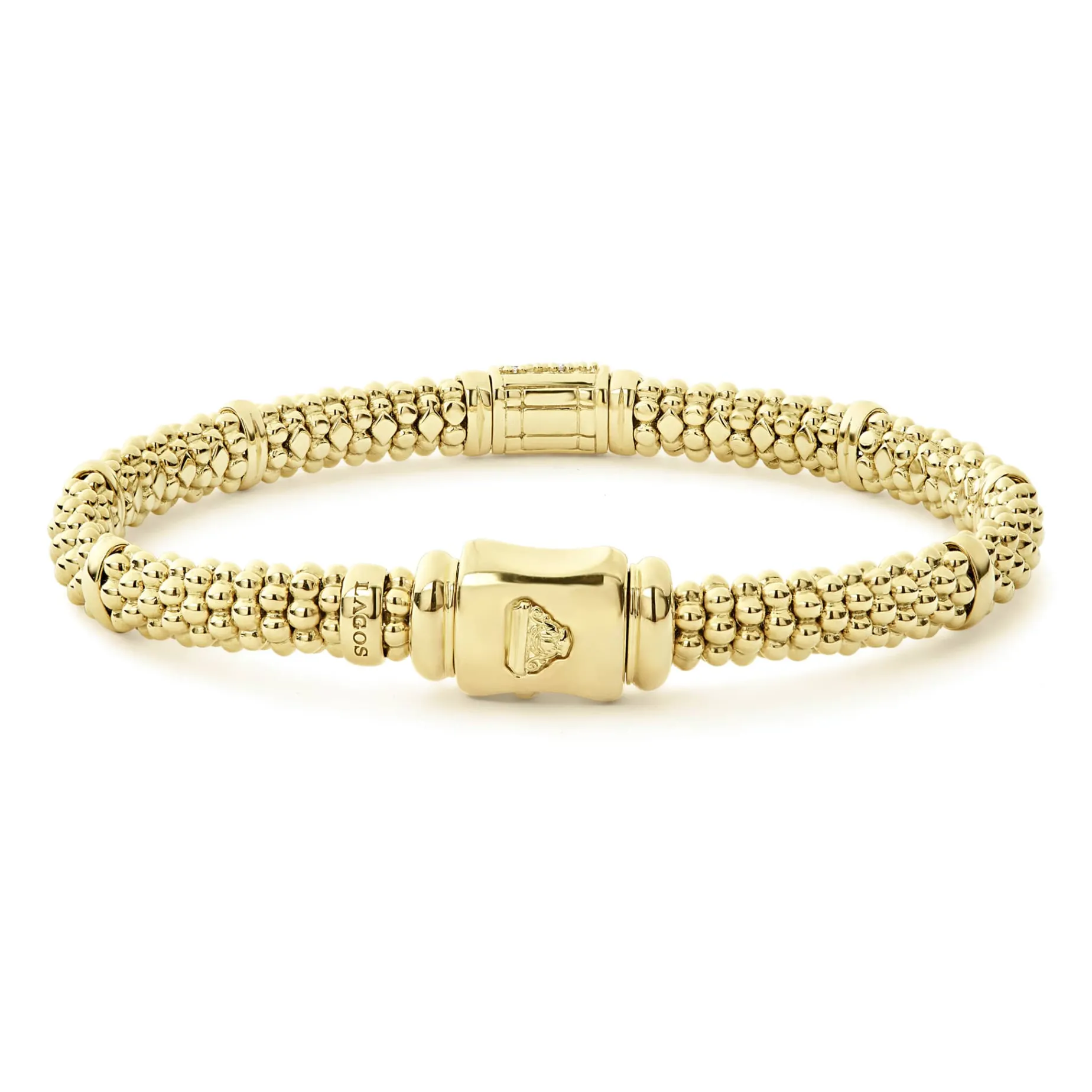 18K Gold Diamond Bracelet | 6mm