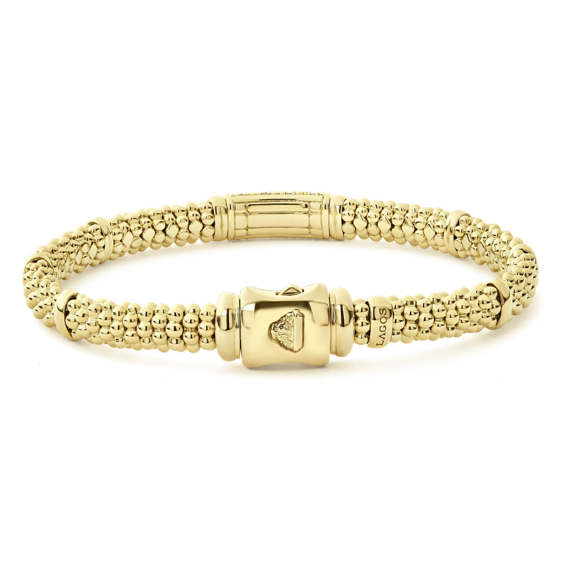 18K Gold Diamond Bracelet | 6mm
