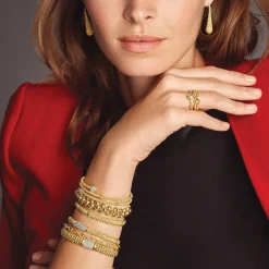 18K Gold Diamond Bracelet | 6mm