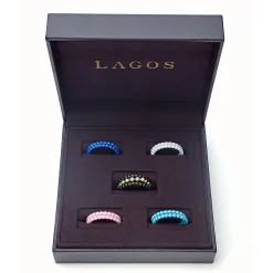18K Gold Diamond Stacking Ring Set