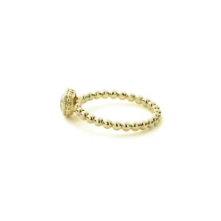 18K Gold Heart Diamond Ring