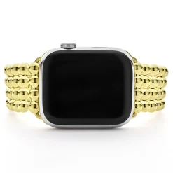 18K Gold Infinite Caviar Beaded Watch Bracelet - 42-49mm