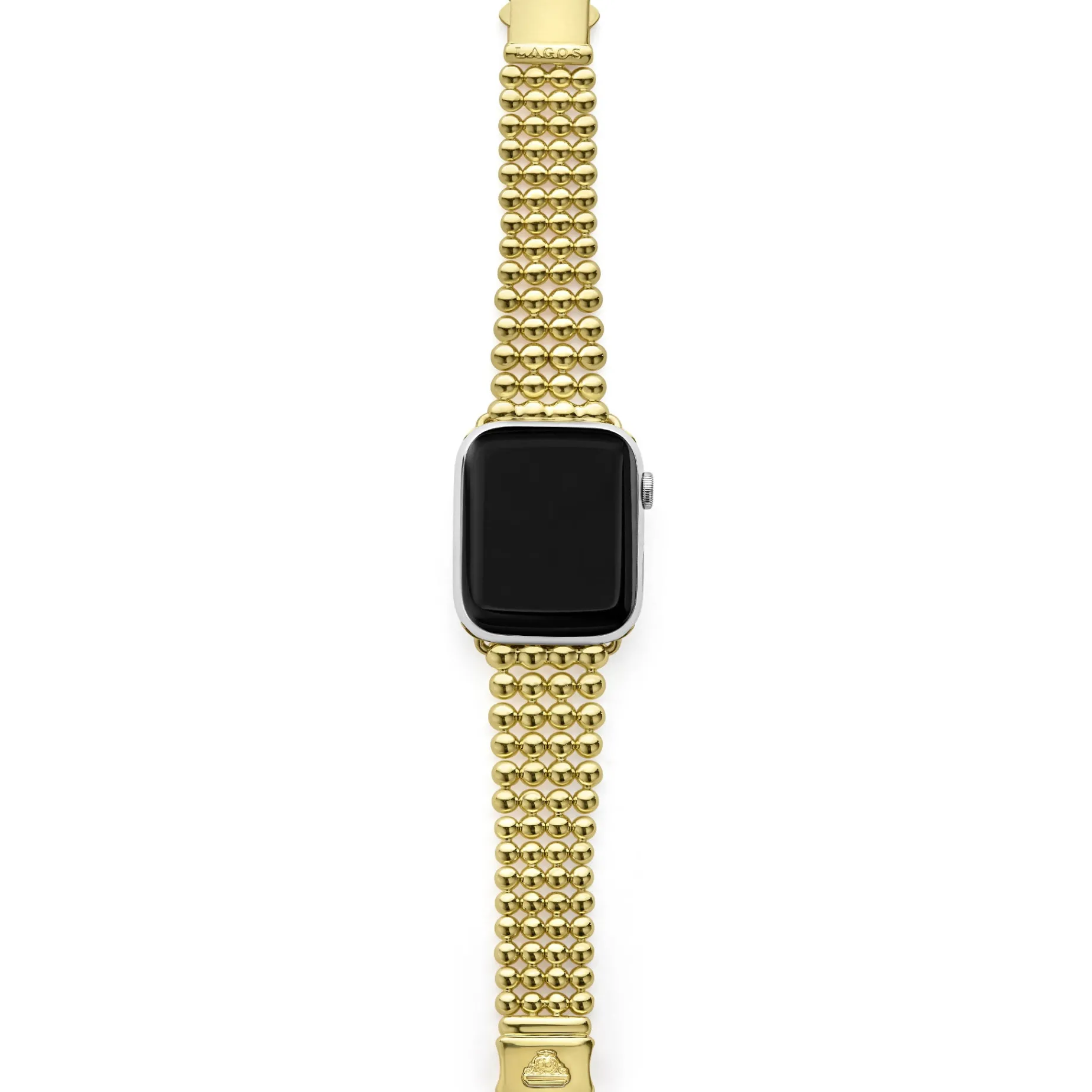 18K Gold Infinite Caviar Beaded Watch Bracelet - 42-49mm