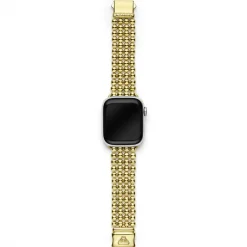 18K Gold Infinite Caviar Beaded Watch Bracelet - 38-45mm