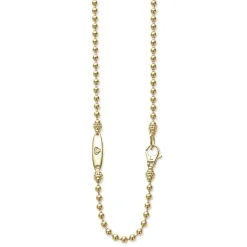 18K Gold King Pendant Necklace