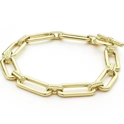18K Gold Link Bracelet