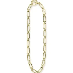 18K Gold Link Necklace