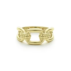 18K Gold Link Ring