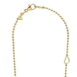18K Gold Love Knot Diamond Pendant Necklace