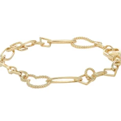 18K Gold Multi Link Bracelet