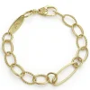 18K Gold Oval Link Bracelet