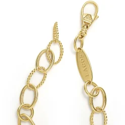 18K Gold Oval Link Bracelet