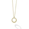 18K Gold Petite Diamond Pendant Necklace