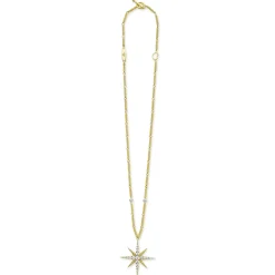 18K Gold Statement Diamond Pendant Necklace