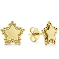18K Gold Stud Earring Gift Set