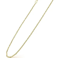 18K Gold Superfine Caviar Link Necklace