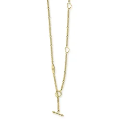 18K Gold Superfine Caviar Link Necklace