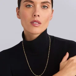 18K Gold Superfine Caviar Link Necklace
