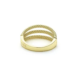 18K Gold Superfine Caviar Ring