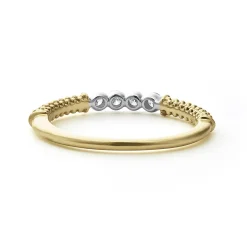 18K Gold Superfine Diamond Stacking Ring