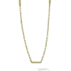 18K Gold Superfine Station Chain Necklace