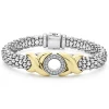 18K Gold XO Diamond Bracelet | 9mm